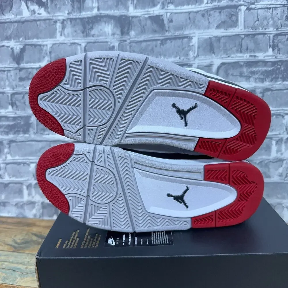 Nike Air Jordan 4 RM 'White Fire Red' FQ7938-102 Youth Size 5Y / Womens 6.5 New